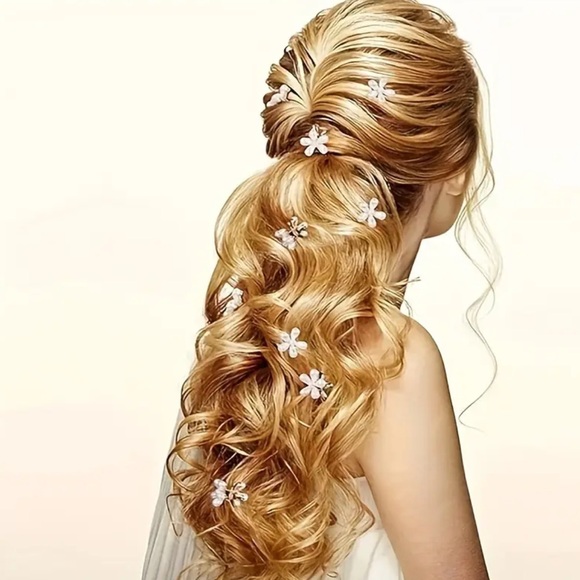 NEW Elegant Pearl Floral Summer Preppy Y2K Hair Accessories